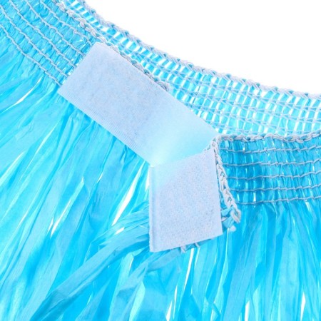 Hawaiian skirt, 40 cm, blue color-3