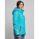 Ski jacket female winter, size 44, blue color