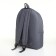 A backpack on the zipper is youth, external pocket, gray color