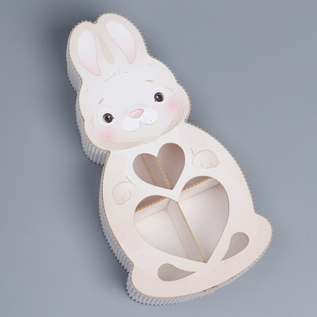 Gift box, confectionery packaging "Bunny", 13 x 26 x 5 cm