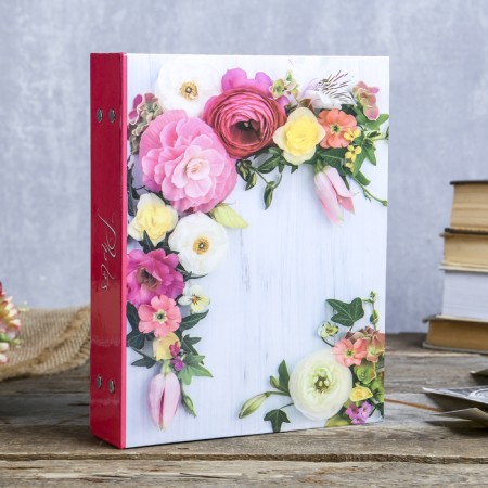 Photo album for 200 photos 10x15 cm "inflorescence" mix
