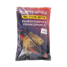 Bait Yaman Active Bite Carp Mod, Yellow color, 900 g