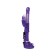 Toyfa High-Tech Fantasy, TPR vibrator vibrator with clitoral stimulator, purple color, 24 cm