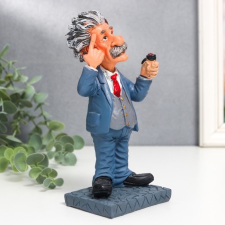 Souvenir Polystone "Einstein" mix 6x7.5x17 cm-2