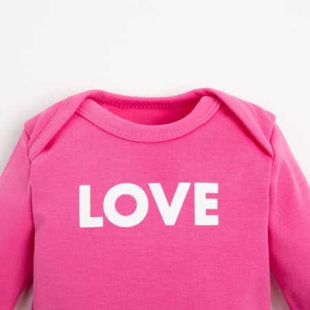 Body set with dl. Sleeve Kroshka I'm Love, 3 pcs., Height 86-92 cm-4