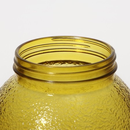Dispenter for drinks Glass "Fresh", 4 l, 21 × 16 × 24 cm, yellow color-4