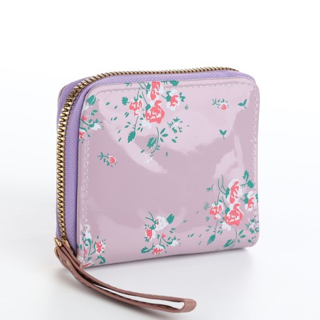 Women's wallet with lightning, lilac color