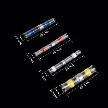 The tube is thermal -shaped, set 150 pcs-1