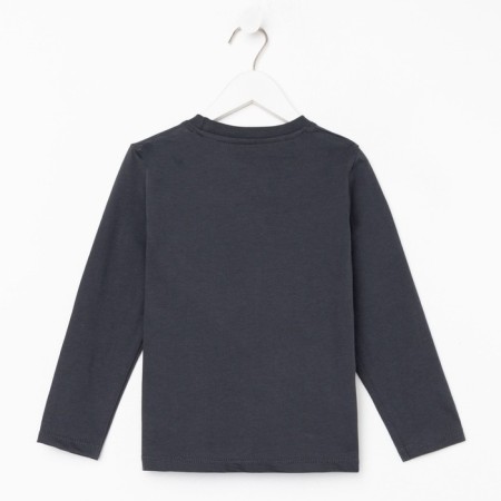 Children's T -shirt with Dl.ruk. KAFTAN "Trendy" R.38 (146-152), Gray-10
