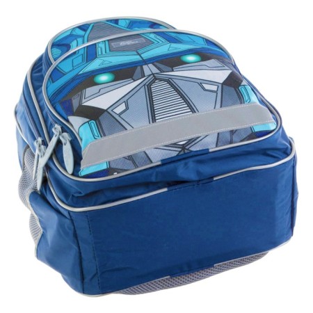 School backpack, 36 x 23 x 13 cm, ergonomic back, calligrata n "transformer", blue-8