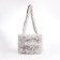 Bag Cross-Bodi with a zipper, gray color