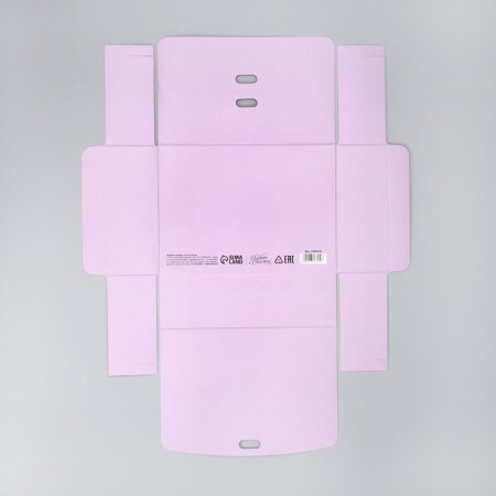 Gift folding box, packaging, “lavender”, 16.5 x 12.5 x 5 cm, without tape-5