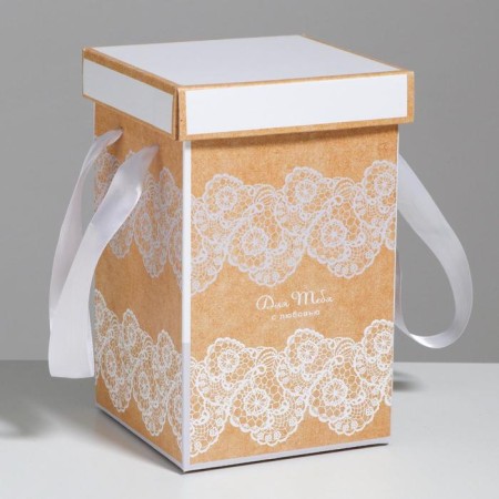 A set of boxes 3 in 1 "Lace", 10 × 18, 14 × 23, 17 × 25 cm-4