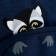 School backpack Bruno VisConti, 40 x 30 x 16 cm, ergonomic back, "raccoons, hearts"
