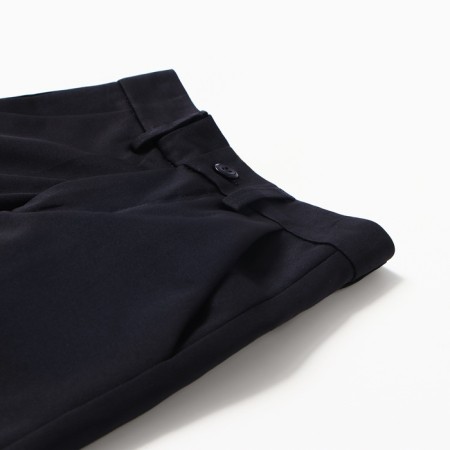Pants for boys, dark blue color, size 22 (height 122-128)-1