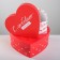 A set of boxes 3 in 1, gift packaging, “with love”, 16 x 14 x 6 cm –22 x 20 x 9 cm