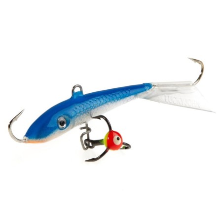 Balancir Lucky John Fin 4 + tee, 6 cm, color 15h blister-3