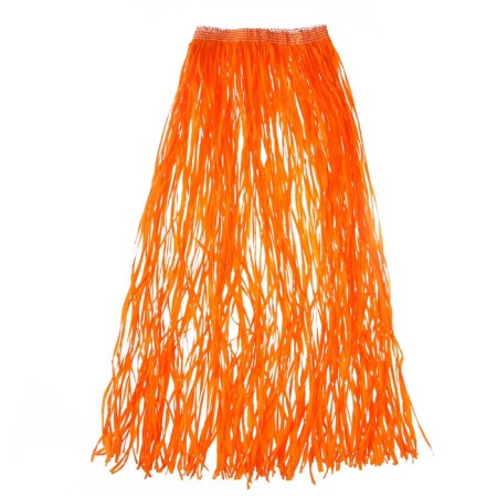 Hawaiian skirt, 80 cm, orange color-1