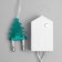 Garland "thread" 10 m, IP20, transparent thread, 100 LED, glow of multi, 8 modes, 220 V