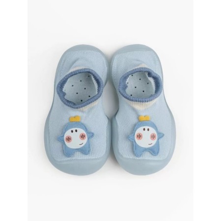 Boots-knees children's first STEP Pure Star with a breathing sole, size 24, color of blue-3