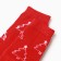 Socks women's Christmas trees, red color, size 23-25