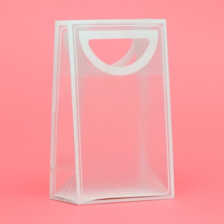 PP package with a cut pen, 25 x 19 x 9 cm, white-1