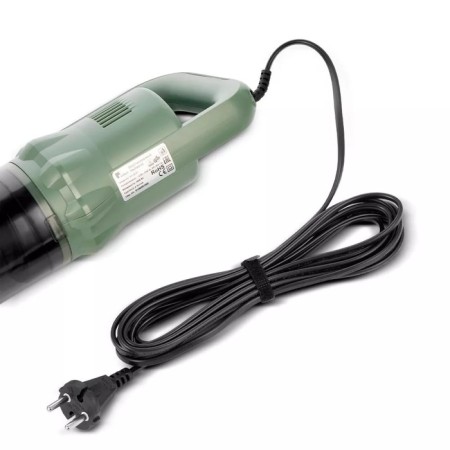 Vacuum cleaner KitFort KT-5237, vertical, 450 watts, 0.6 l, black and green-11