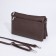 Cross-Bodi Bag on a zipper, brown color