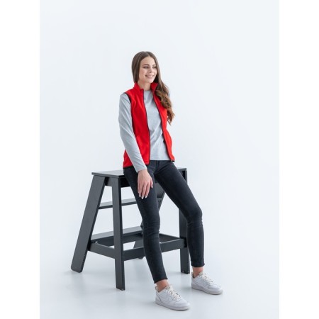 Women's vest, size 48, blue color-4