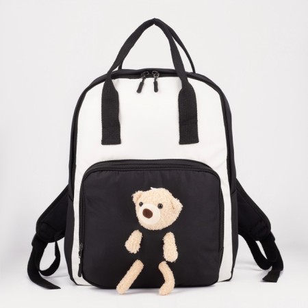 Backpack-Suma, lightning department, external pocket, black color