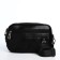 Male bag over the shoulder, artificial leather, black color