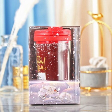 New Year's gift "Happy New Year": hot chocolate, marshmallo, thermostat-9
