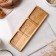 Menzhitsa wooden shade, 30 × 10 × 1.8 cm, 3 sections, birch