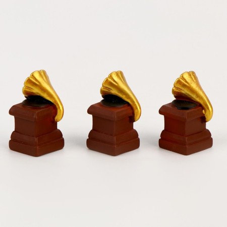 Miniature Puppet "Gramophone", set of 3 pcs., Size 1 pc. - 1.5 × 1.5 × 3 cm-4