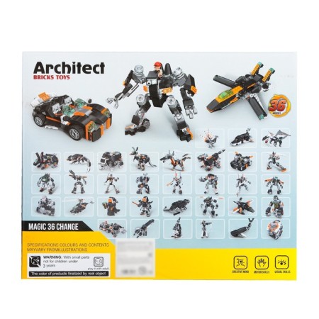 Designer "Racing Transport", 256 parts, 36 assembly options-1