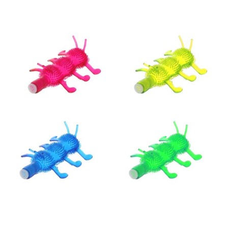 Липучка «Гусеница», пищалка, цвета МИКС-3