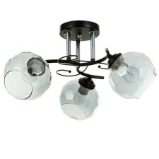 Samantha chandelier 3he27 40W Black 40x40x23 cm Bayerluux