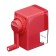 Carpet 1 Erichkrause M-Cube, with a container and the mounting mechanism to the table, a hole with a diameter of 8 mm, red