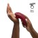 Contactly clitoral stimulator Womanizer Premium 2, burgundy