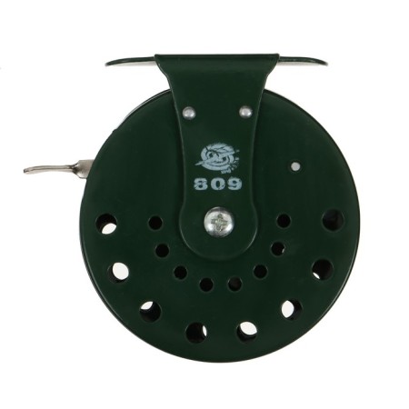 Inertial coil, metal, diameter 7.5 cm, dark green color, 809-4