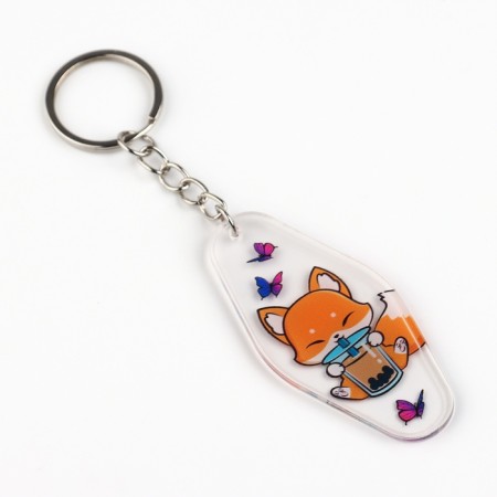 Key keychain "Fox", 10.5 x 3 cm-1