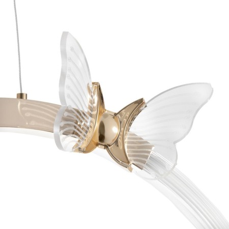 Bayerlux lamp "Butterflies" LED 38W gold 49x16x52.5-150 cm-5