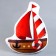 Soft toy "Ship", 55 cm