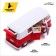Metal machine Volkswagen Transporter T1, 1:32, doors, inertia, red color open