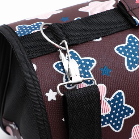 Animal bar bag "Star", size m, 40 x 21 x 27 cm, burgundy-6