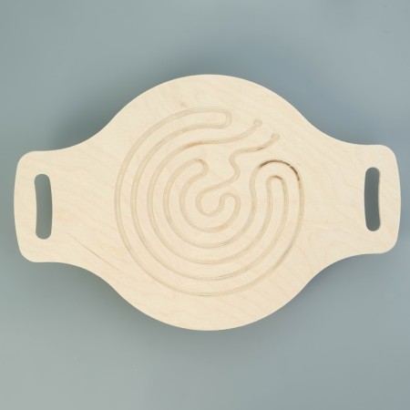 Balance Balancing Balansboard "Labyrinth" with a ball, 54x36 cm-1