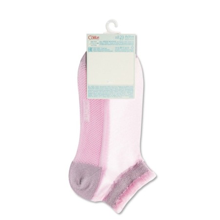 Women's socks CONTE Elegant Active, size 23, lilac color-3