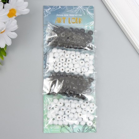 Beads for creativity Tree "Day and Night" D-0.8 cm, 2 colors x 20 g-2