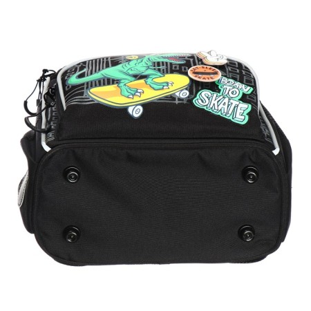 School standard, 33 x 25 x 13 cm, Grizzly, + bag for shoes, keychain, black-6