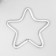 Ring Metal for the manufacture of Dreams "Star" 0.28x5x5 cm
